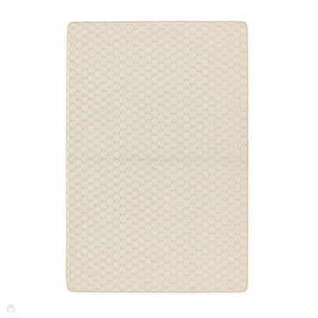 Washable Sculptured Honeycomb Ivory Rug-Origins-Rug Love - The Most Loved Rug Store